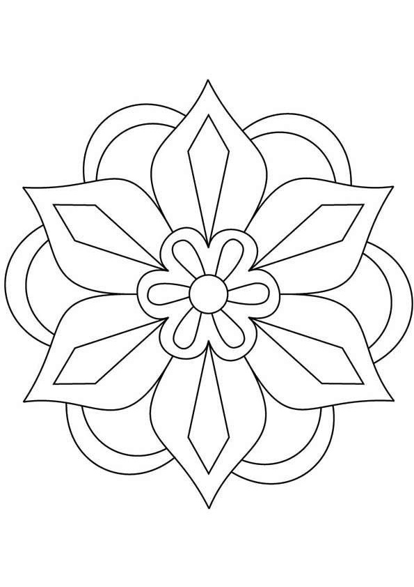 Coloring pages diwali rangoli coloring pages