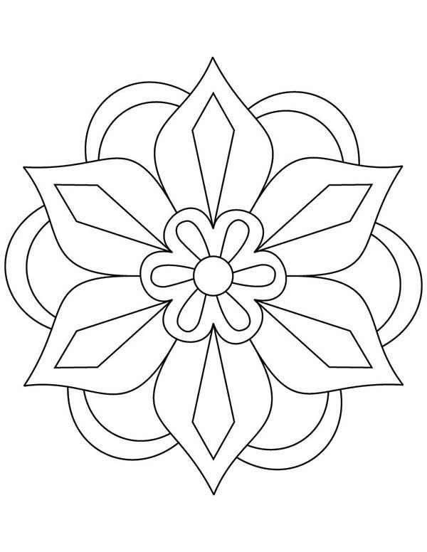 Awesome picture of rangoli coloring page pattern coloring pages mandala coloring pages rangoli patterns