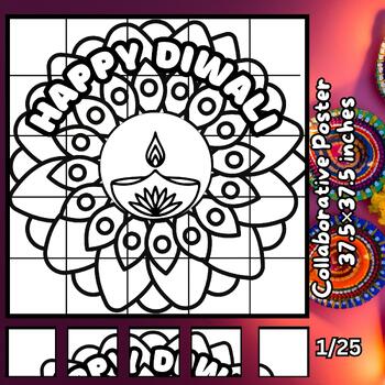 Rangoli coloring pages tpt