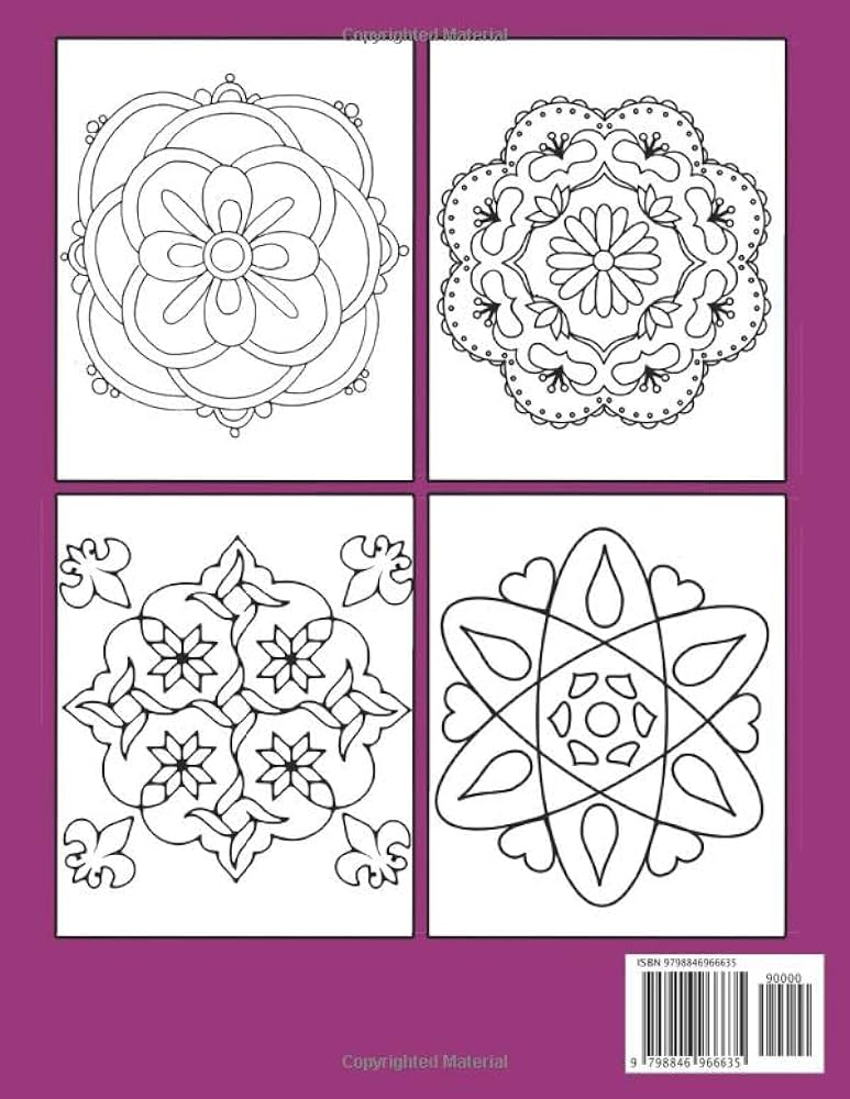 Diwali rangoli coloring book charming coloring pages featuring many images for teens adults to enjoying and having fun joy rainbow books