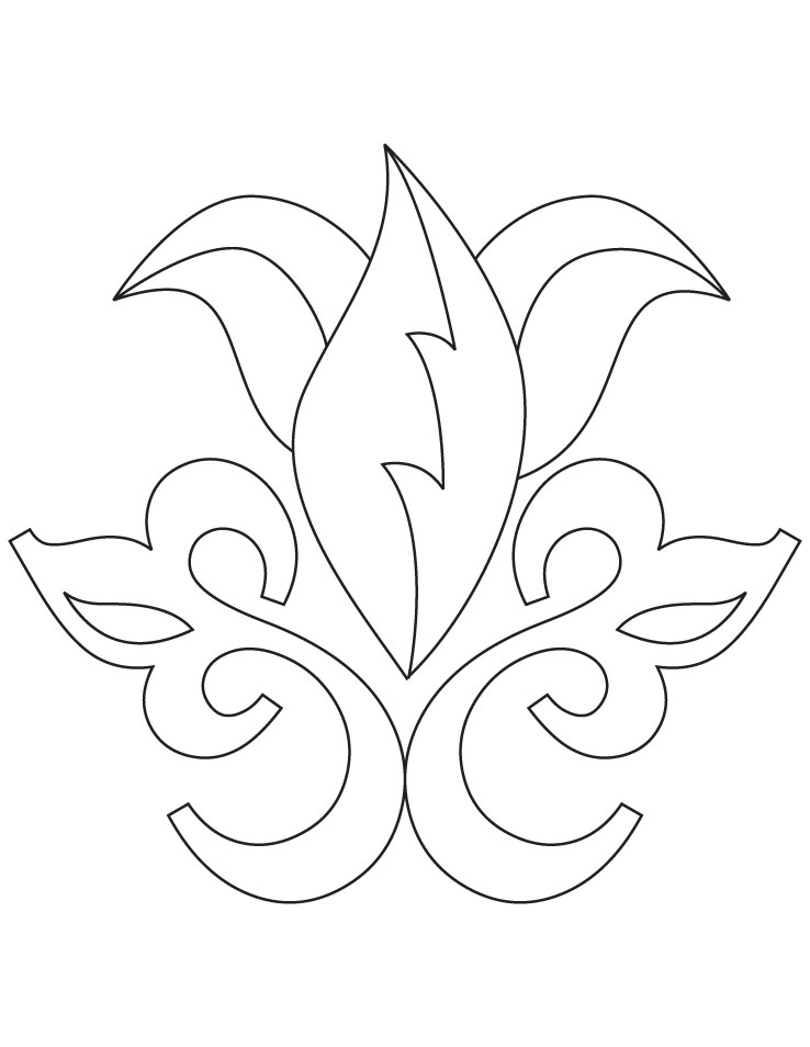 Floral rangoli coloring page download free floral rangoli coloring page for kids best coloring pages