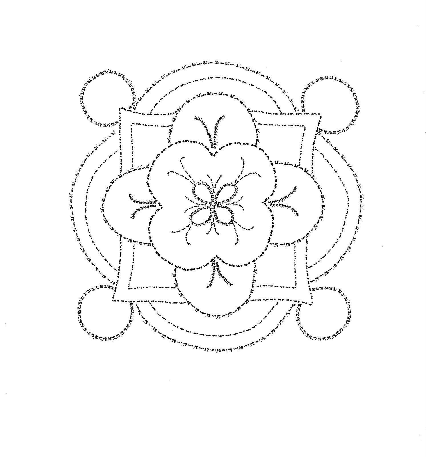 Free printable rangoli coloring pages for kids