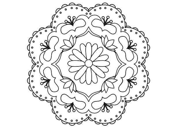 Diwali rangoli coloring pages