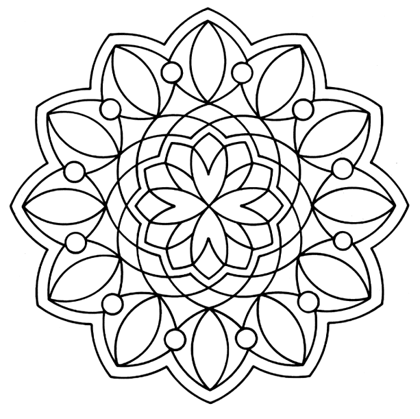 Rangoli coloring pages printable for free download