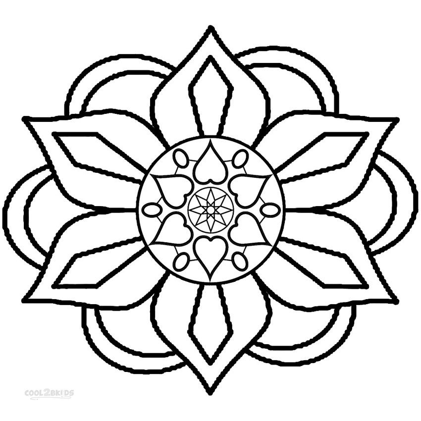 Printable rangoli coloring pages for kids coolbkids pattern coloring pages rangoli patterns coloring pages for kids