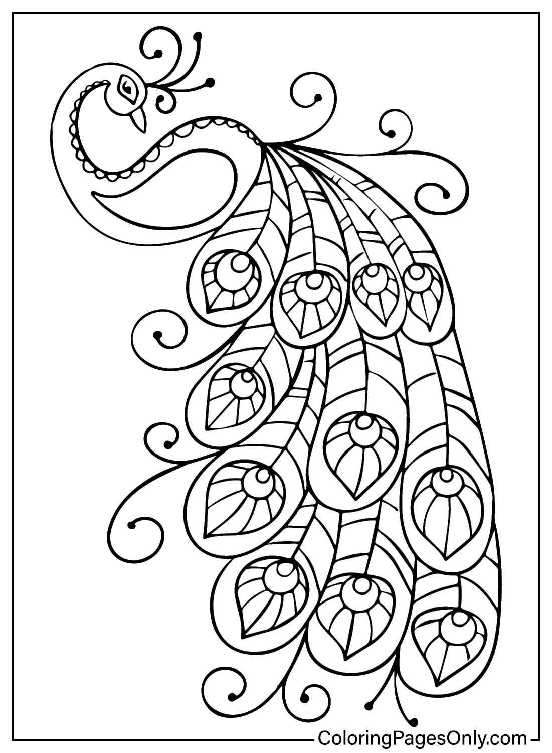 Rangoli coloring pages