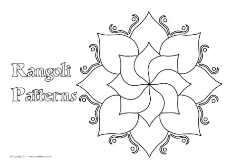 Rangoli pattern sheets sb