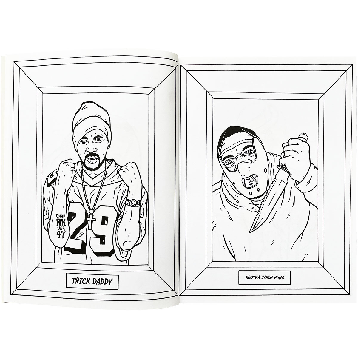 Gangsta rap coloring book by aye jay