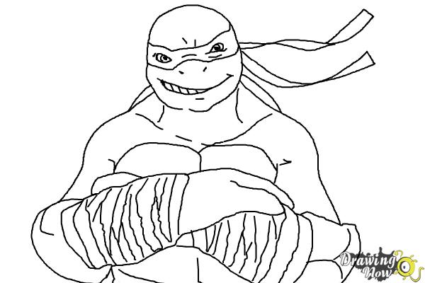 How to draw raphael from teenage mutant ninja turtles tmnt