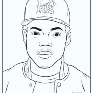 Rapper coloring pages printable for free download