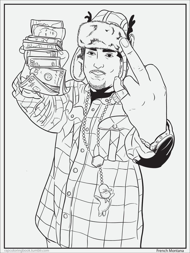 Rapper coloring pages printable for free download