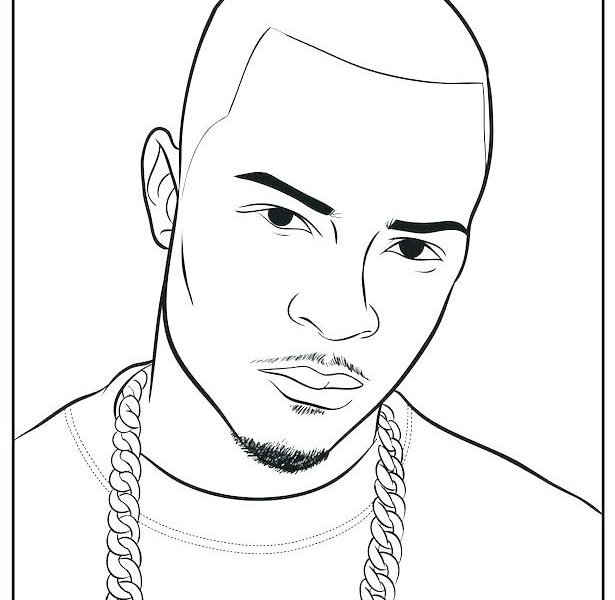 Rapper coloring pages printable for free download