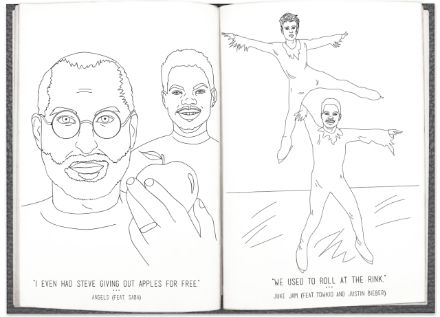 These heroes have turned chance the rappers coloring book lyrics into a coloring book