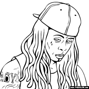 Rapper coloring pages printable for free download