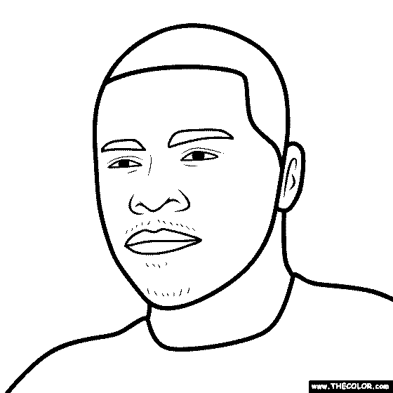 Hip hop rap star online coloring pages