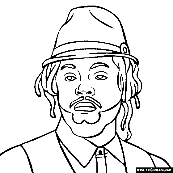 Rapper coloring pages printable for free download