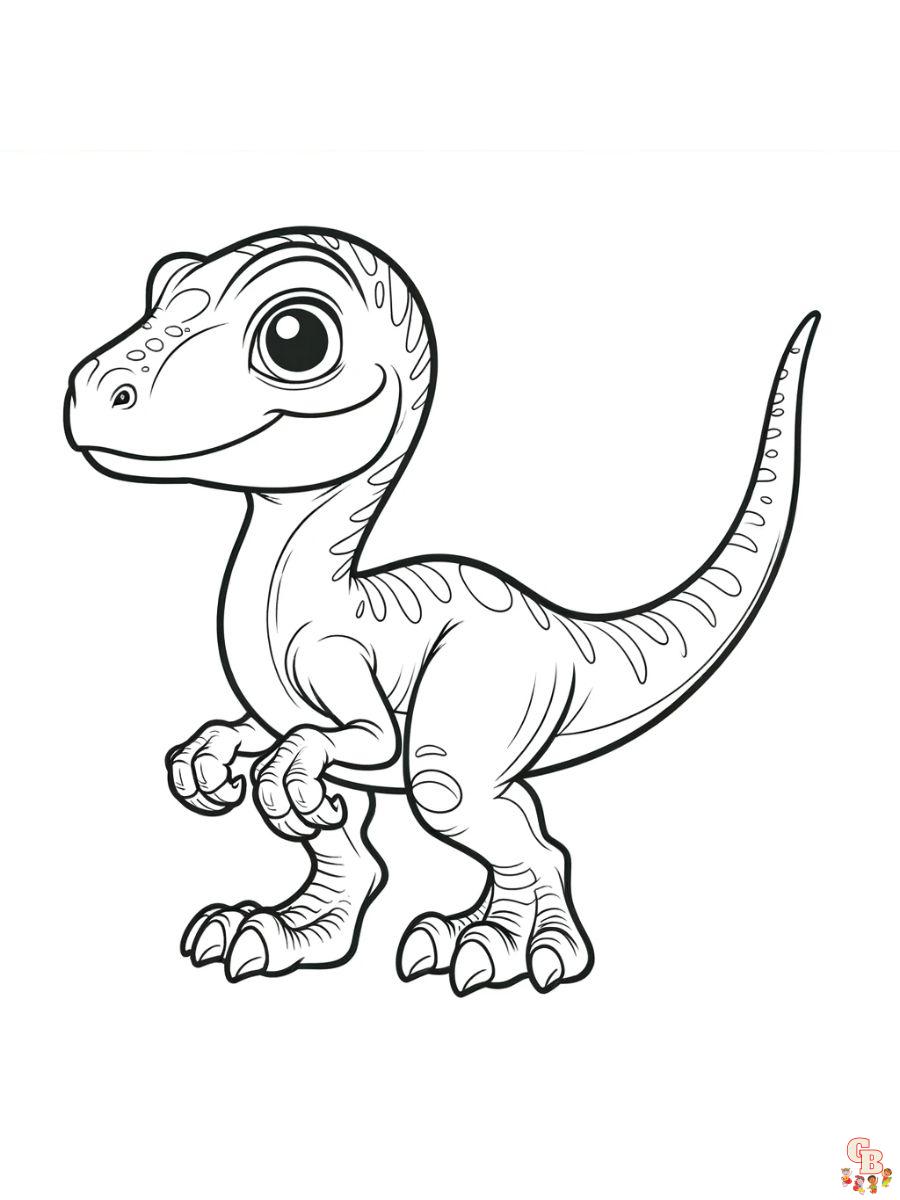 Explore the prehistoric world with free dinosaur coloring pages