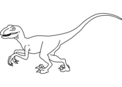 Velociraptor coloring pages free coloring pages