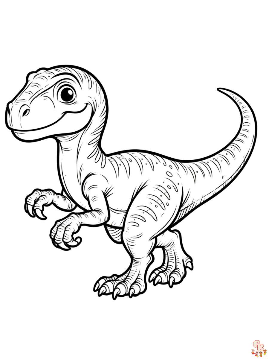 Explore the prehistoric world with free dinosaur coloring pages