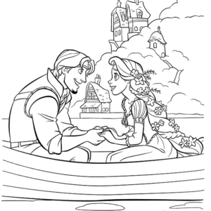 Rapunzel coloring pages printable for free download