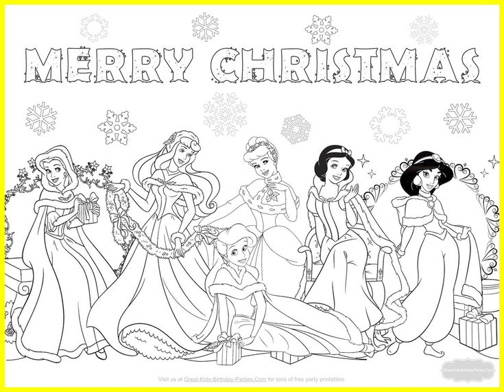 Disney princess holiday coloring pages â through the thousand images on tâ princess coloring pages disney princess coloring pages merry christmas coloring pages