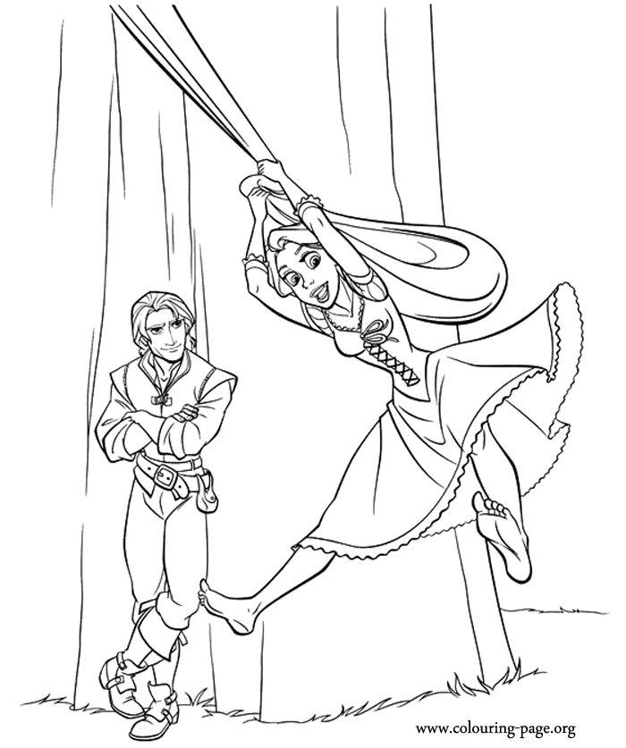 Tangled coloring pages printable for free download