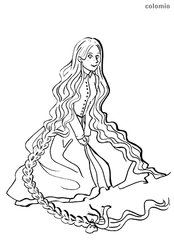 Rapunzel coloring pages free printable rapunzel coloring sheets