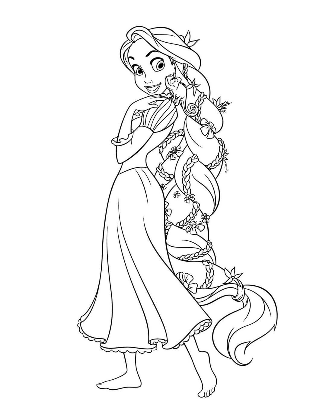 Tangled coloring pages by coloringpageswk on