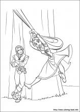 Tangled coloring pages on coloring