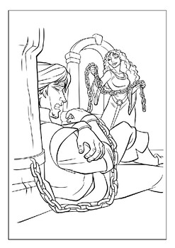 Experience the adventure of rapunzel with printable coloring sheets pages