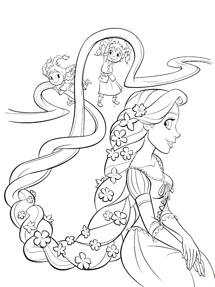 Free printable disney princess coloring pages for kids