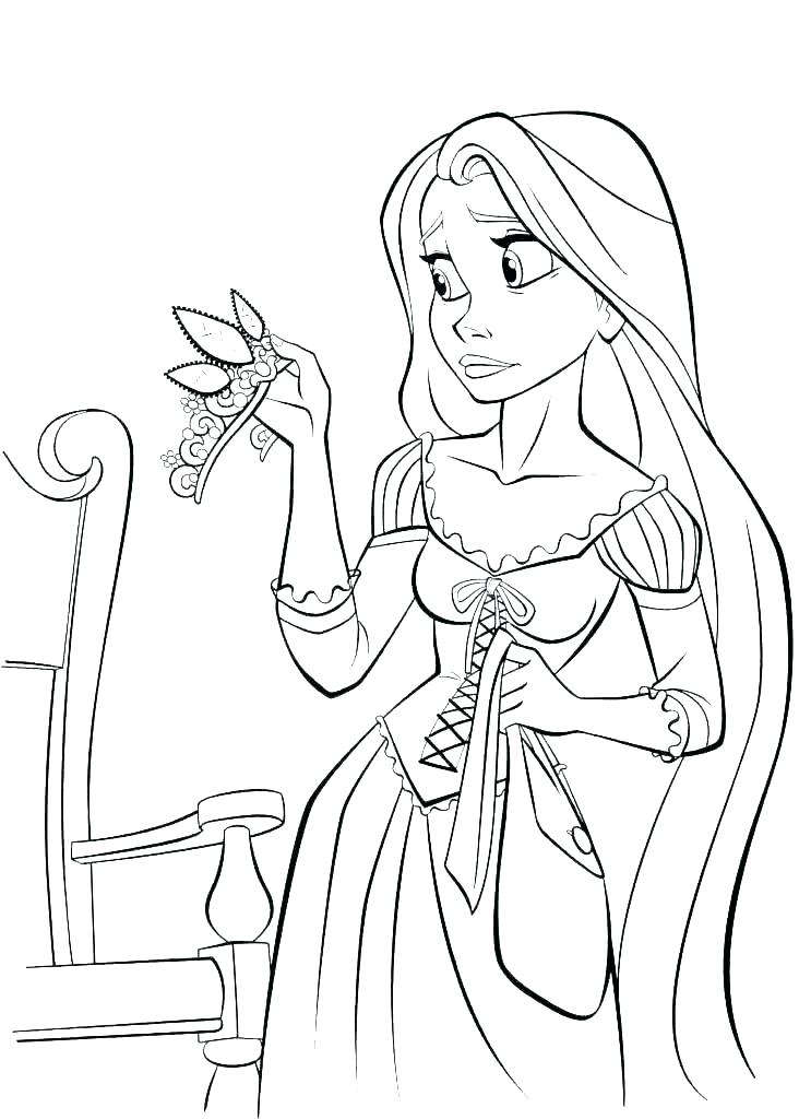 Coloring pages rapunzel coloring page