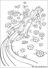 Tangled coloring pages on coloring