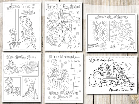 Tangled rapunzel coloring pages tangled rapunzel birthday tangled rapunzel party favor tangled rapunzel coloring book activities