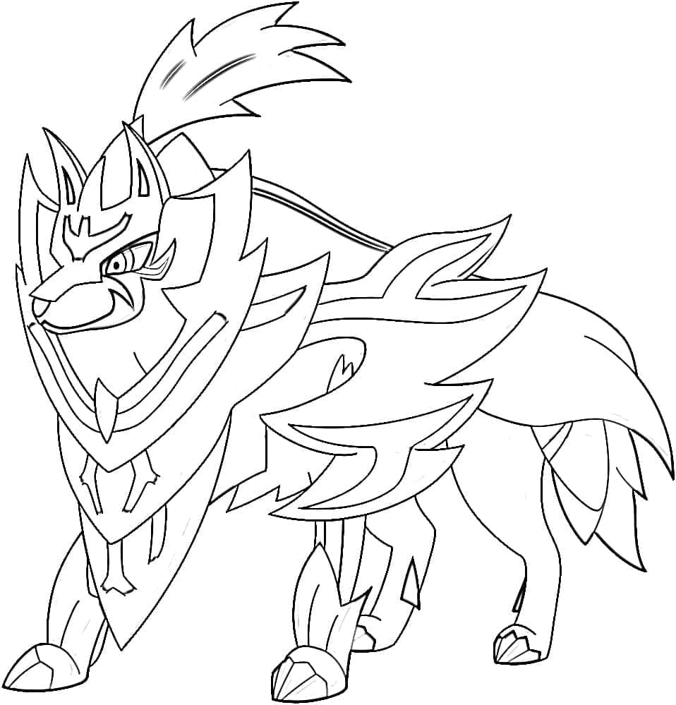 Legendary pokemon coloring pages