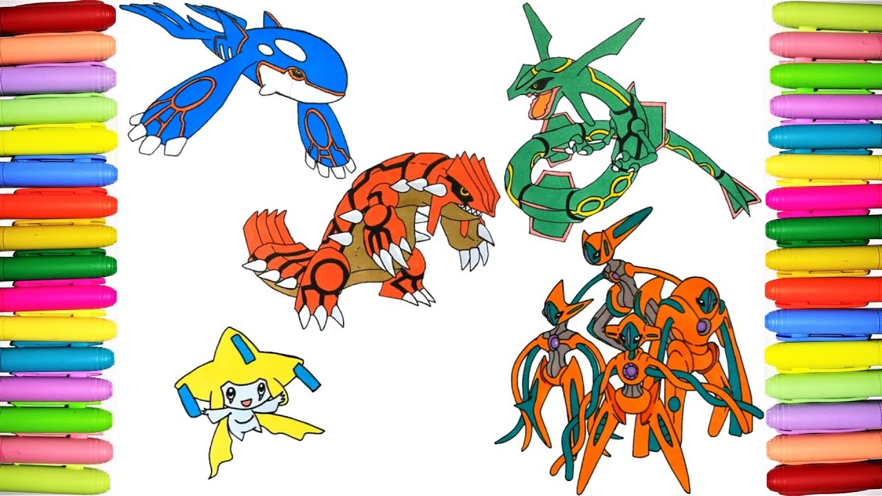 Legendary singular pokemon coloring ep