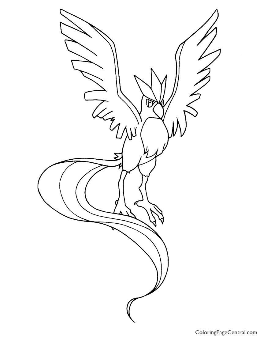 Legendary pokemon coloring pages articuno pokemon coloring pages pokemon coloring coloring pages