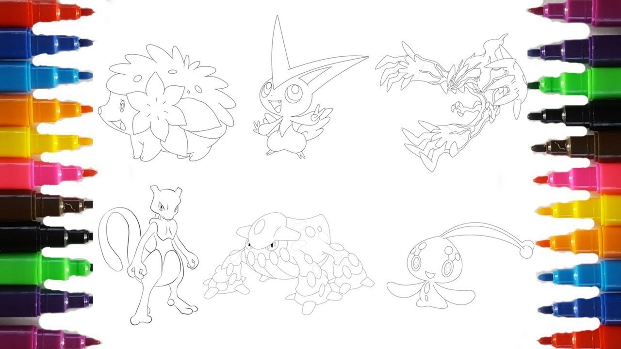 Legendary pokemon pokemon coloring pages