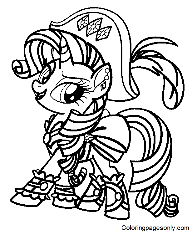 Rarity coloring pages printable for free download