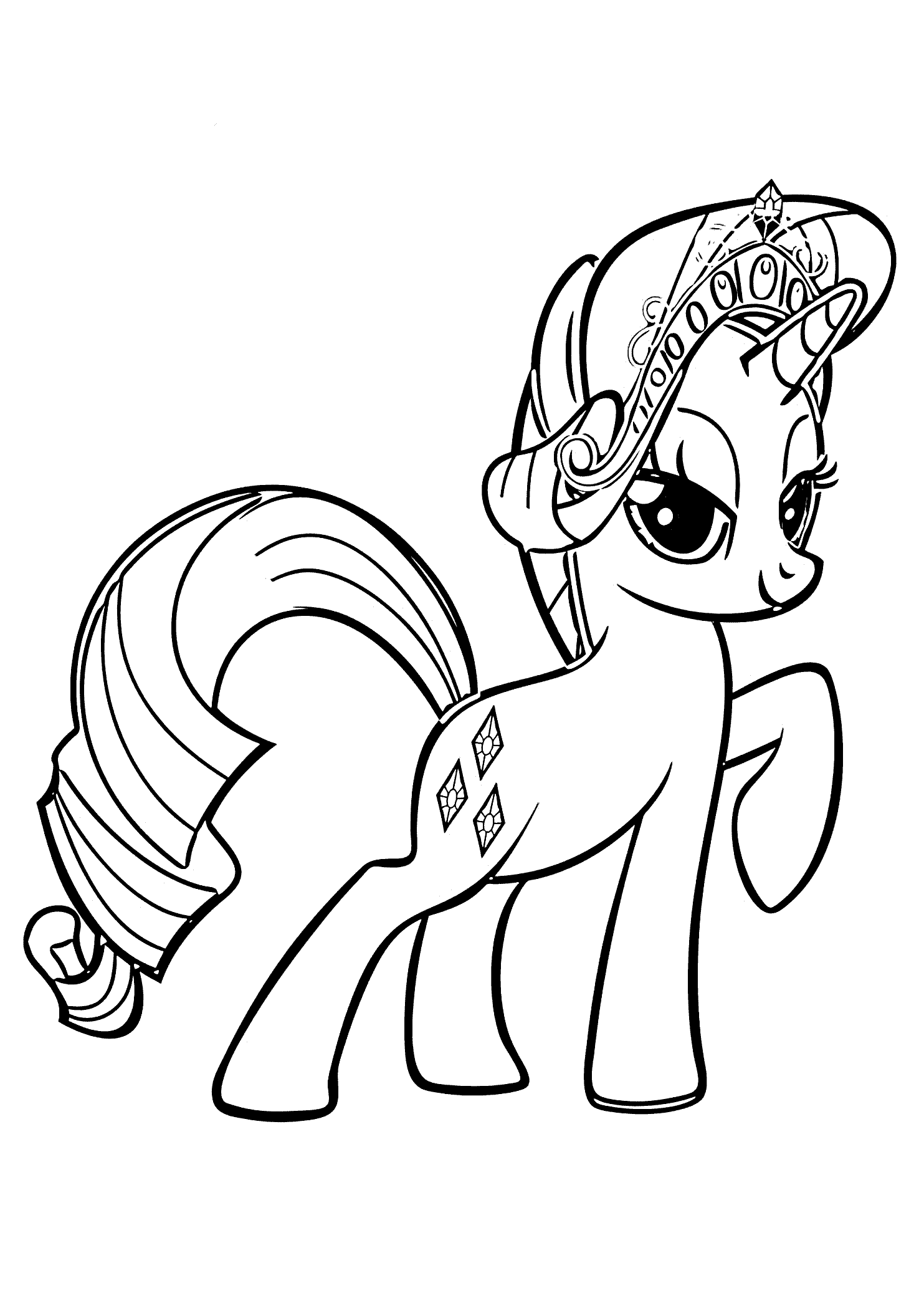 My little pony rarity coloring pages for kids printable free my little pony coloring my little pony rarity unicorn coloring pages