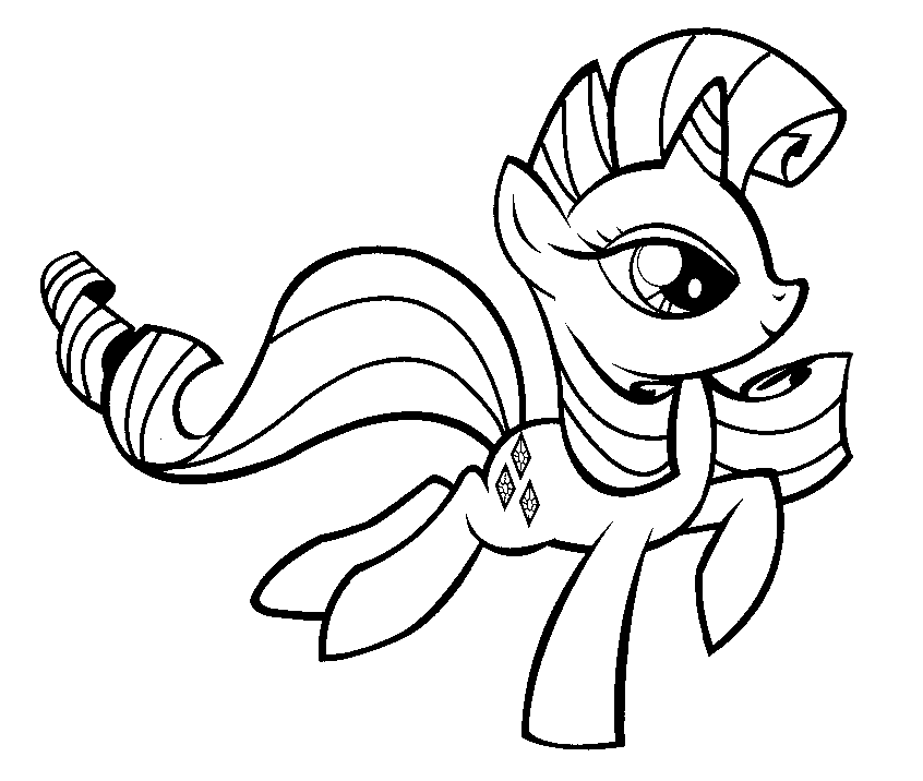 Mlp my little pony coloring page by magnificent