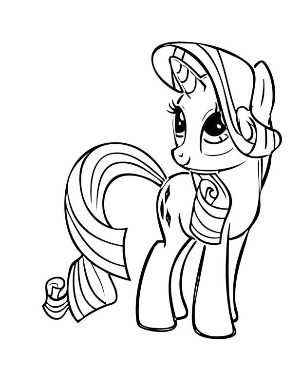 Rarity coloring pages