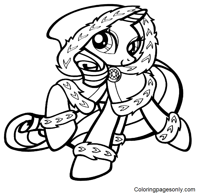 Rarity coloring pages