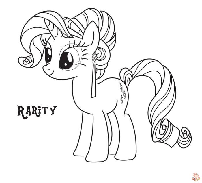 My little pony coloring pages for kids