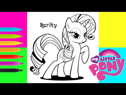 My little pony coloring pagehow to color raritymlpmarkers