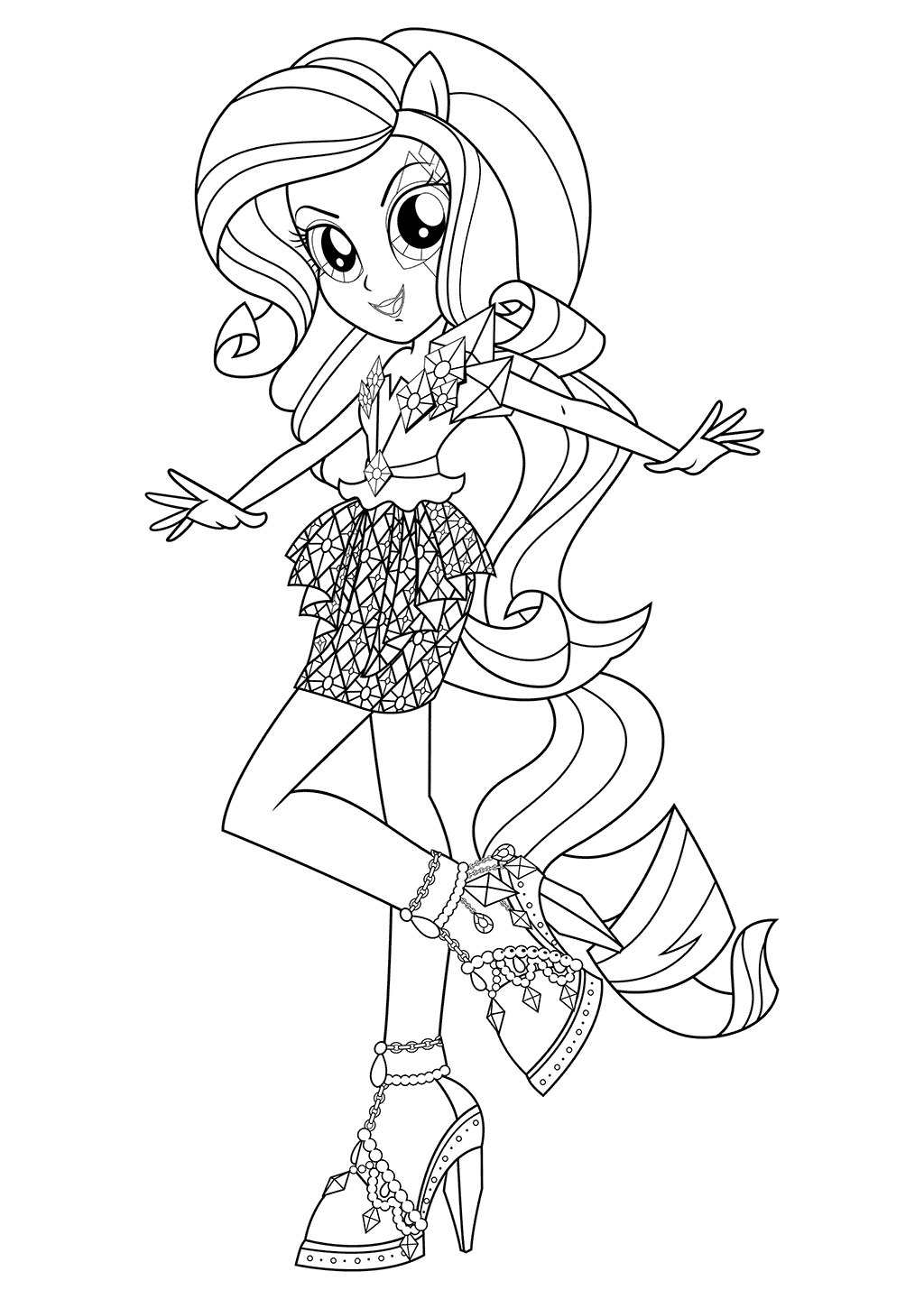 Rarity coloring pages