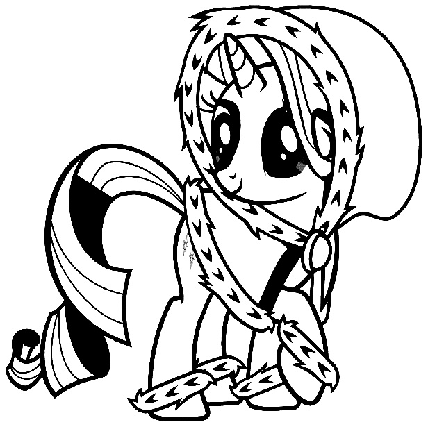 Rarity coloring pages printable for free download