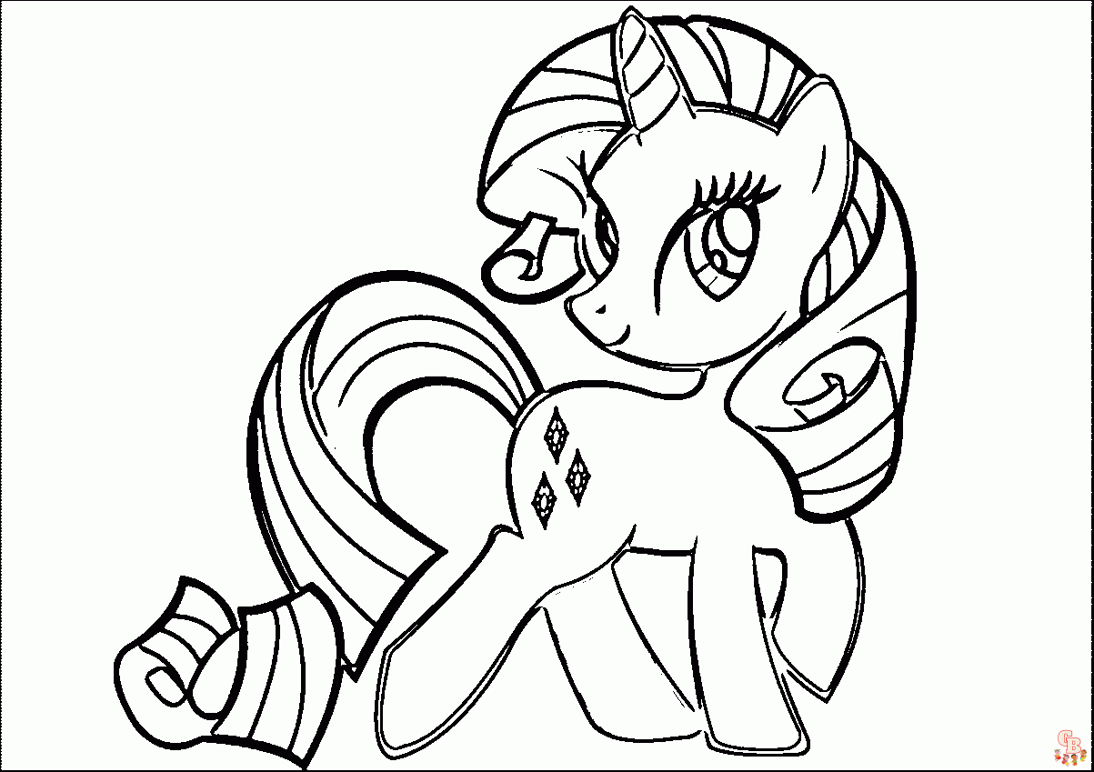 My little pony coloring pages for kids