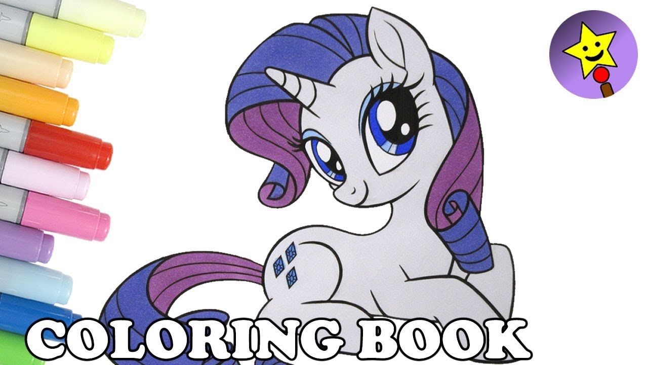 Rarity coloring book lp y little pony the ovie coloring page