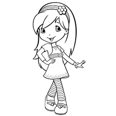 Top free printable strawberry shortcake coloring pages online